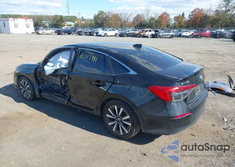 2022 Honda Civic Ex from USA, damaged, VIN JHMFE1F70NX001751